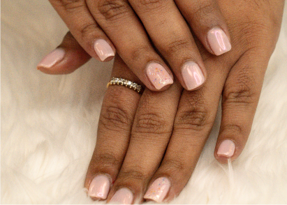 pink monochrome nails - nail salon in tampa